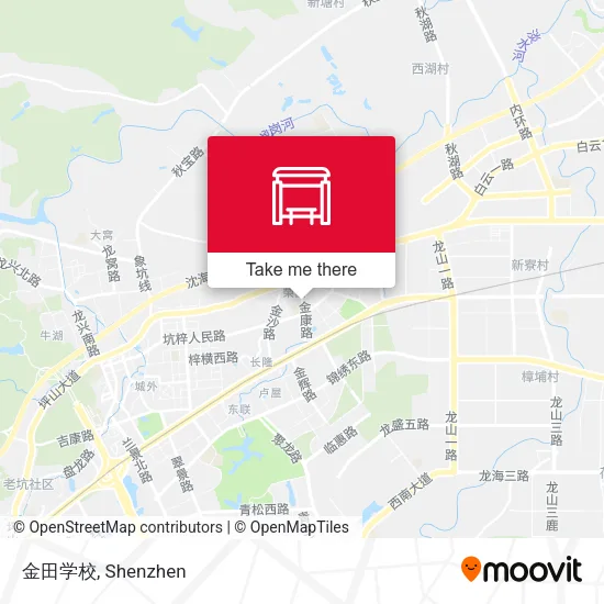 金田学校 map