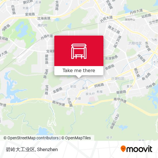 碧岭大工业区 map