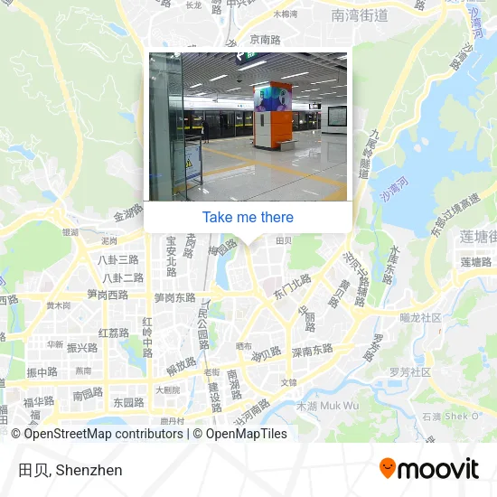 田贝 map