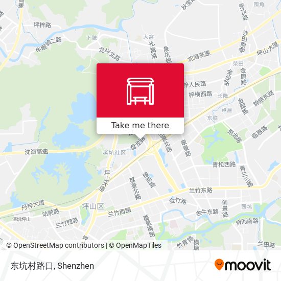 东坑村路口 map