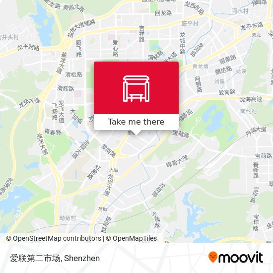 爱联第二市场 map