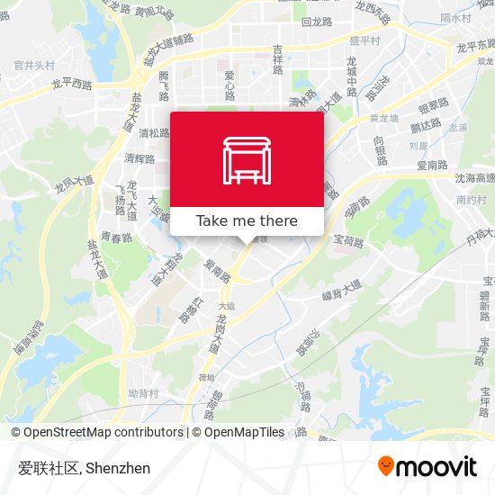 爱联社区 map