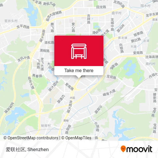 爱联社区 map