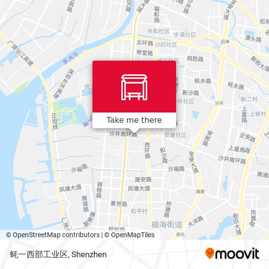 蚝一西部工业区 map