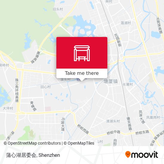 蒲心湖居委会 map