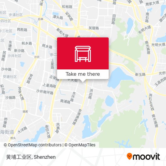 黄埔工业区 map