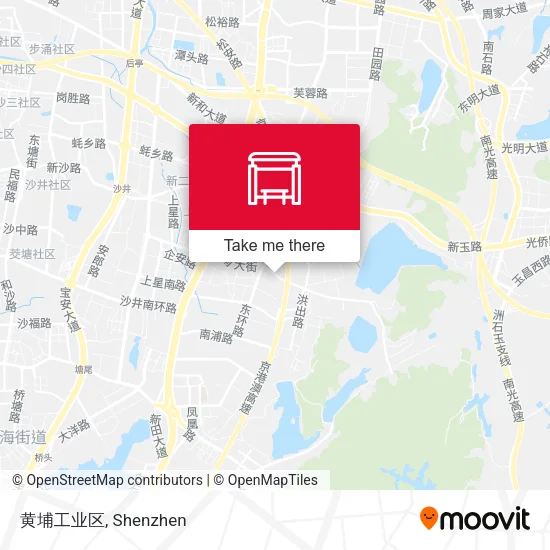 黄埔工业区 map