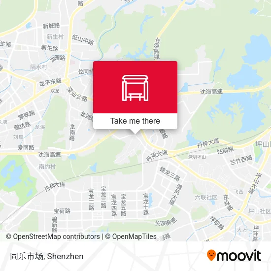 同乐市场 map