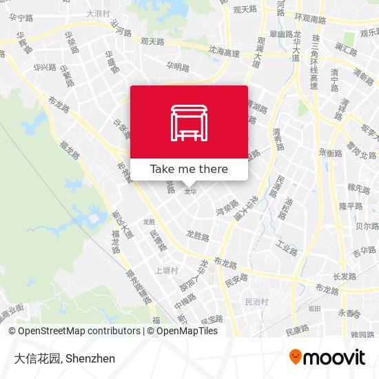 大信花园 map