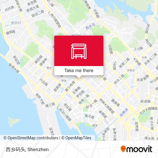 西乡码头 map