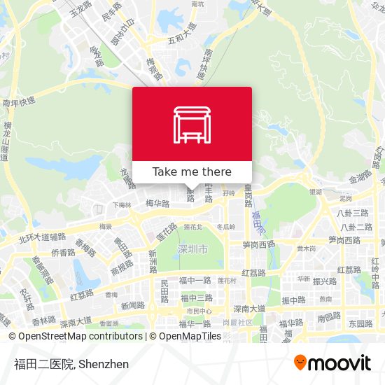 福田二医院 map