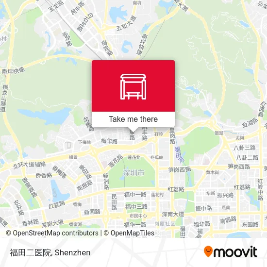 福田二医院 map