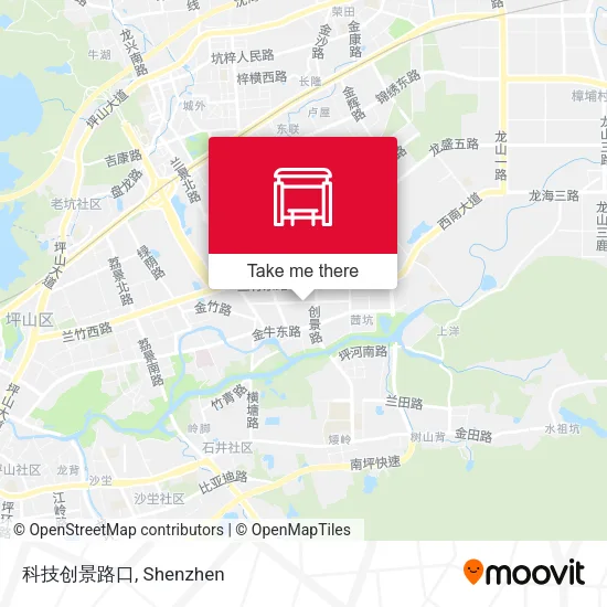 科技创景路口 map