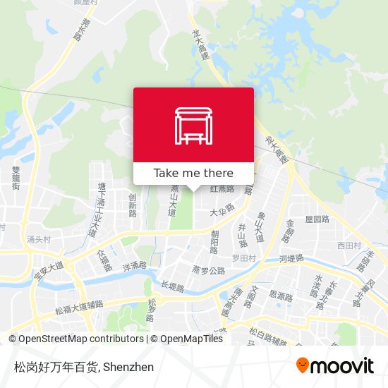 松岗好万年百货 map