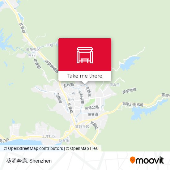 葵涌奔康 map