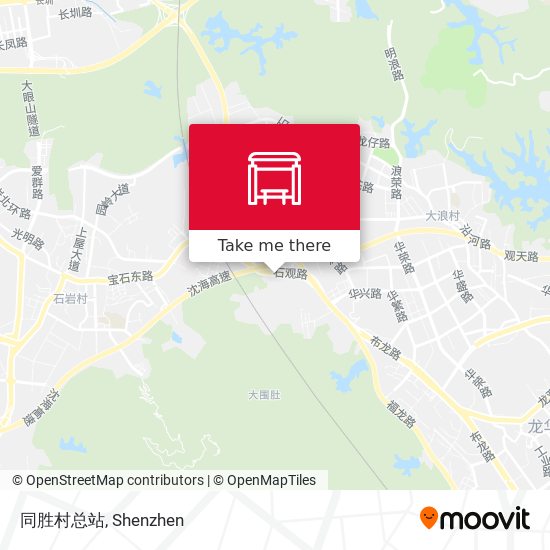 同胜村总站 map