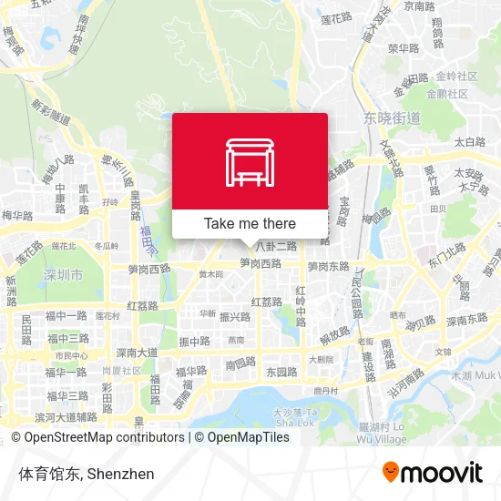 体育馆东 map