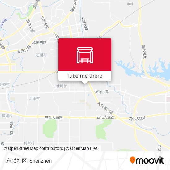 东联社区 map