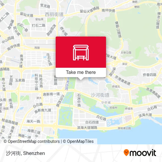 沙河街 map