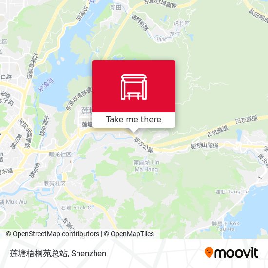 莲塘梧桐苑总站 map