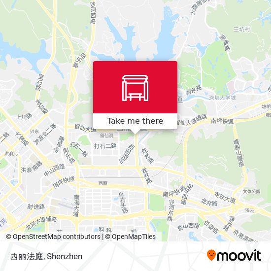 西丽法庭 map