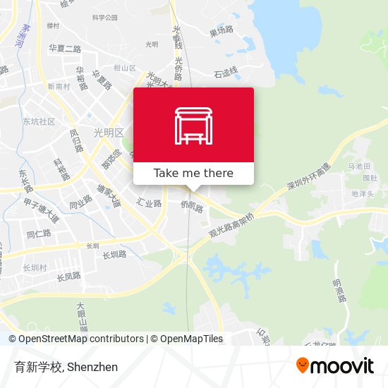 育新学校 map