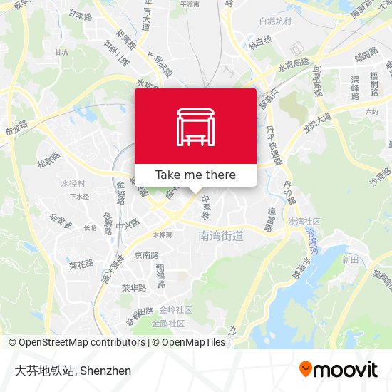大芬地铁站 map
