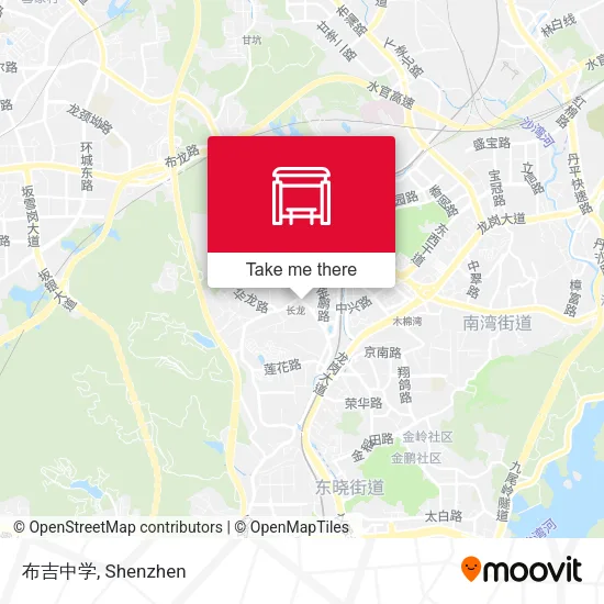布吉中学 map