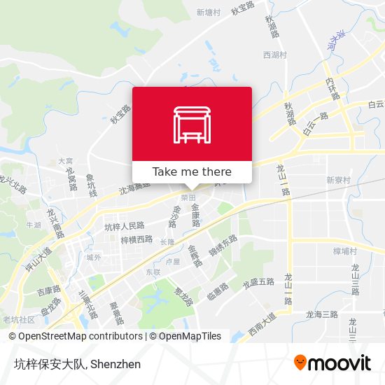 坑梓保安大队 map