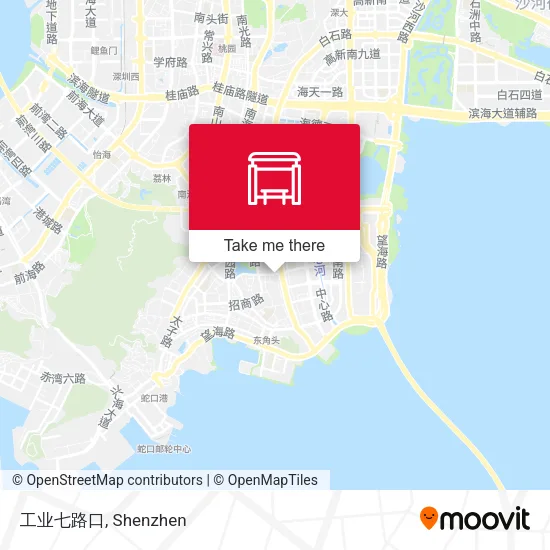 工业七路口 map
