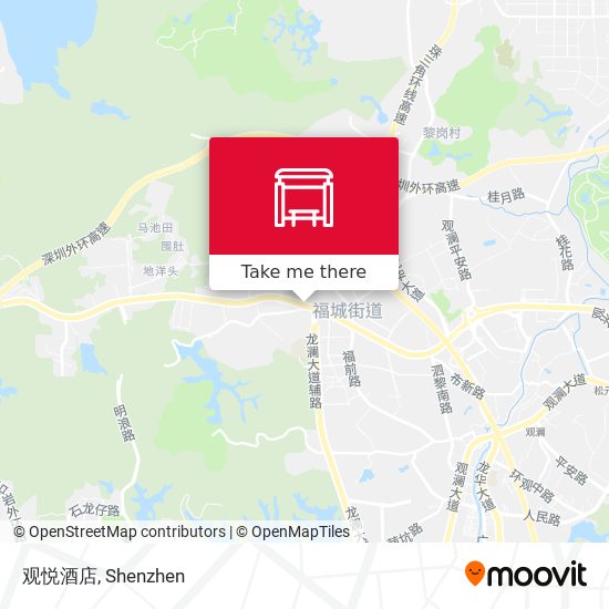 观悦酒店 map