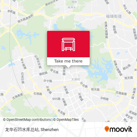 龙华石凹水库总站 map