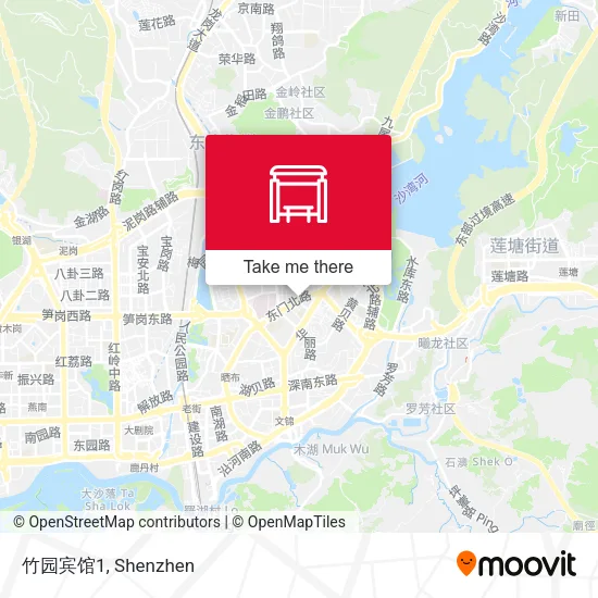 竹园宾馆1 map