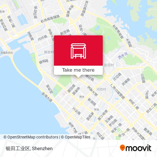 银田工业区 map