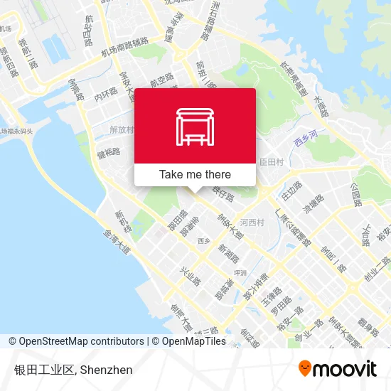 银田工业区 map