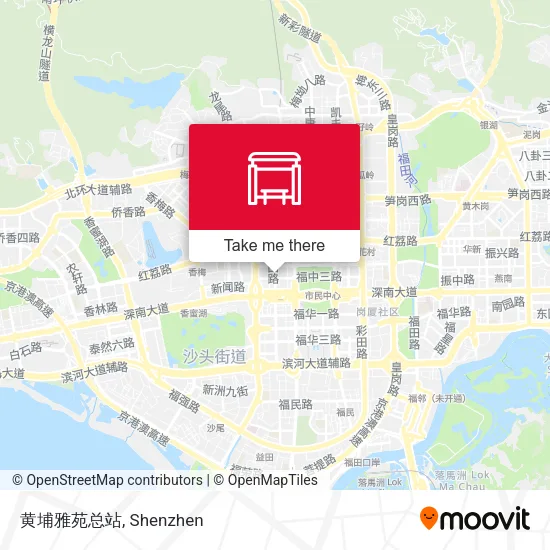黄埔雅苑总站 map