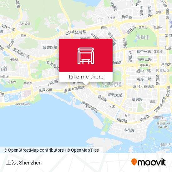 上沙 map