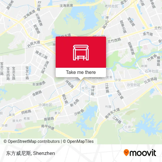 东方威尼斯 map