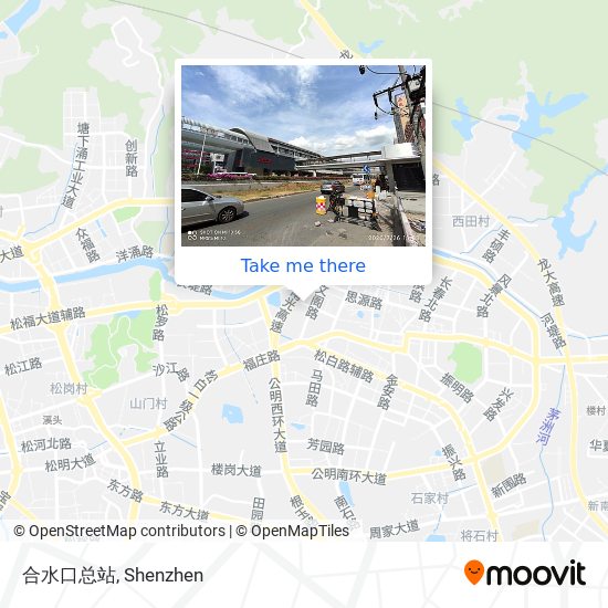 合水口总站 map