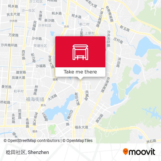 稔田社区 map
