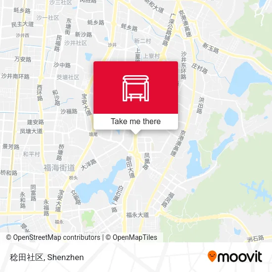稔田社区 map