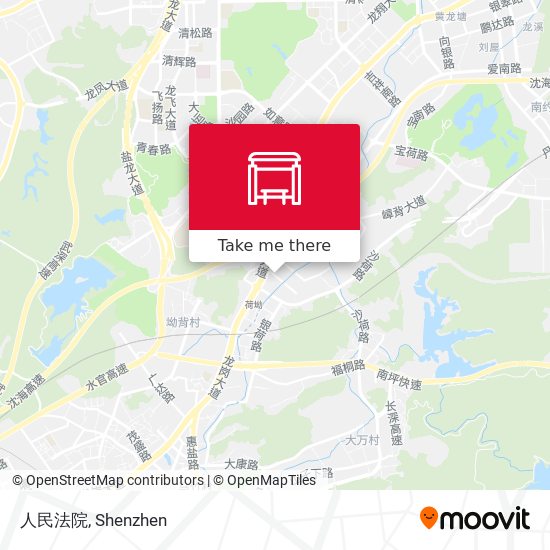 人民法院 map