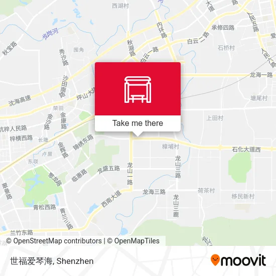 世福爱琴海 map