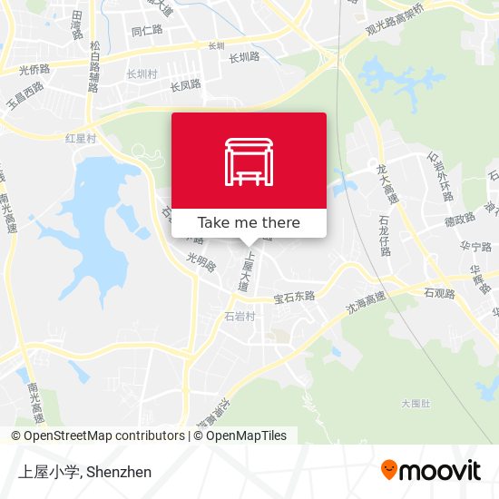 上屋小学 map