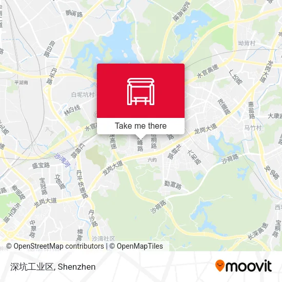 深坑工业区 map