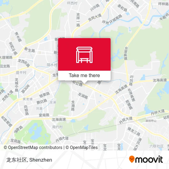 龙东社区 map