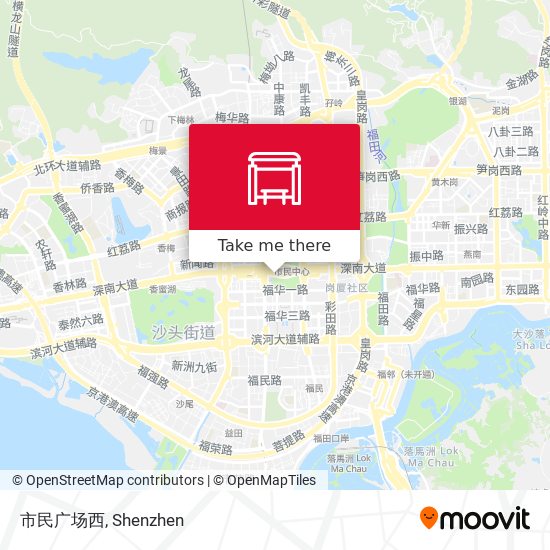 市民广场西 map