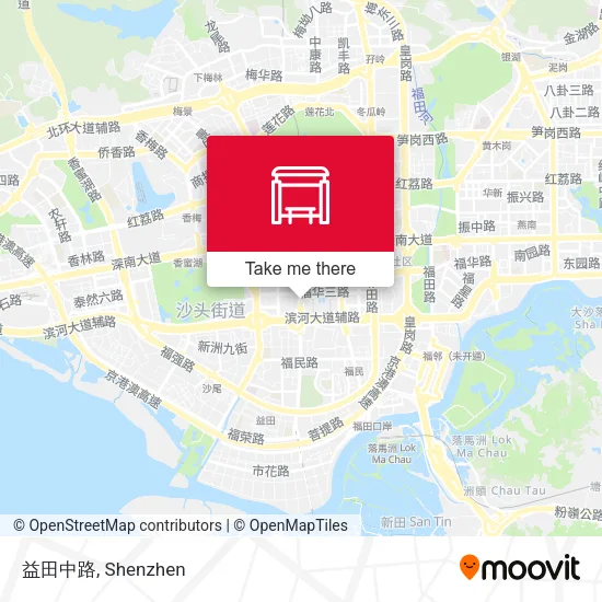益田中路 map