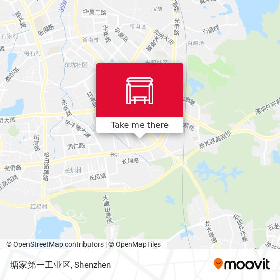 塘家第一工业区 map