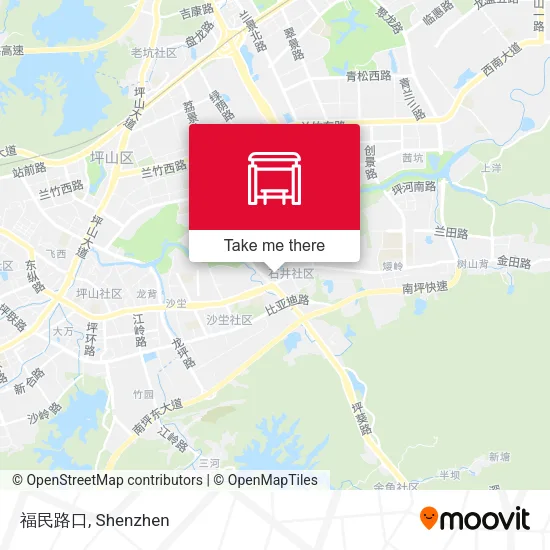 福民路口 map